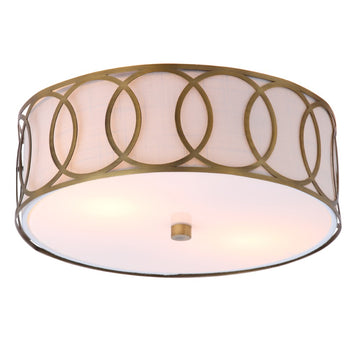 Aria Metal LED Flush Mount - JONATHAN Y